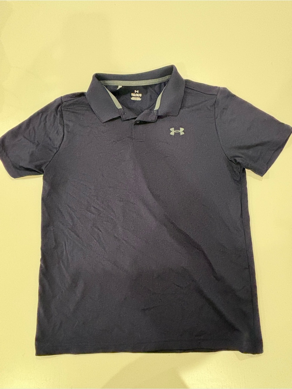 Youth Under Armour Navy Blue Performance Polo